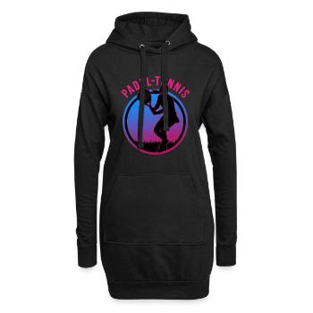 Padel PADELTENNIS Joueur de padel Padel Tennis Fille - Sweat-shirt à capuche long Femme - noir - Devant