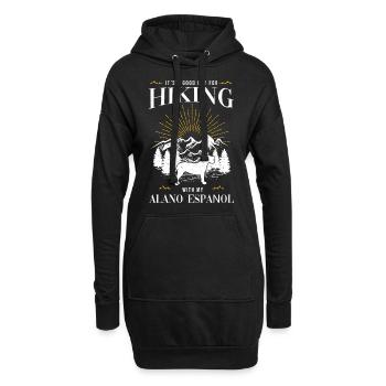 Alano Espanol - Hoodie-Kleid - Schwarz - Vorne