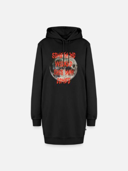 Something wicked this way comes - Hoodie-Kleid - Schwarz