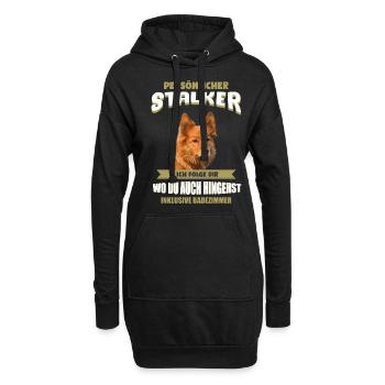 Harzer Fuchs Hund - Harzer Fuchs - Hoodie-Kleid - Schwarz - Vorne