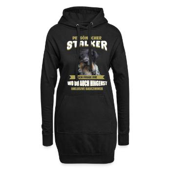 Deutsch Drahthaar Hund - Deutsch Drahthaar - Hoodie-Kleid - Schwarz - Vorne