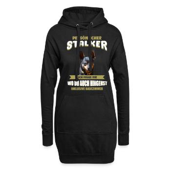 Prager Rattler Hund - Prager Rattler - Hoodie-Kleid - Schwarz - Vorne