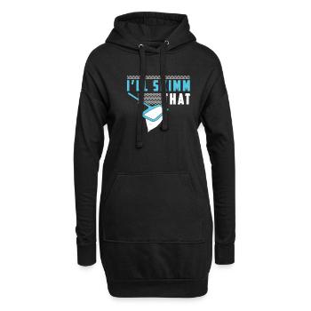 Je vais écrémer ce drôle de Pool Guy Service - Sweat-shirt à capuche long Femme - noir - Devant