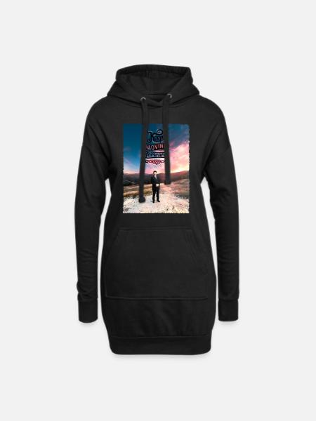 Dschochar Dudajew - Hoodie-Kleid - Schwarz