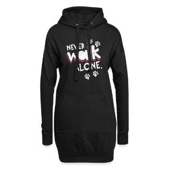 Lustiges Hundebesitzer Geschenk - Hoodie-Kleid - Schwarz - Vorne