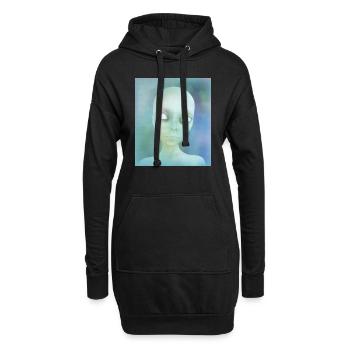 Alien - Hoodie Dress - black - Front