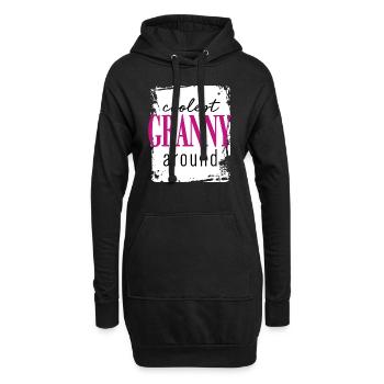 Coolest Granny - Hoodie-Kleid - Schwarz - Vorne