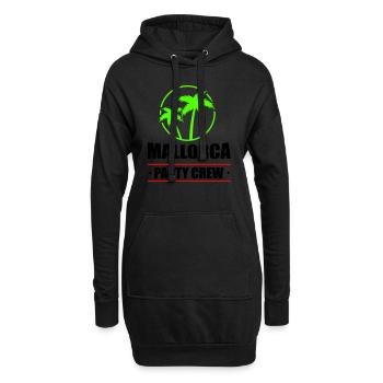 rimini party crew - Hoodie-Kleid - Schwarz - Vorne