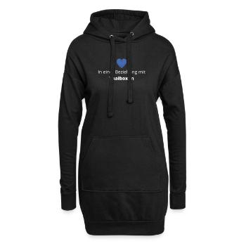 In Beziehung mit Thaiboxen - Hoodie-Kleid - Schwarz - Vorne