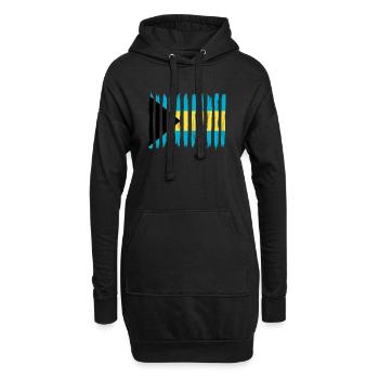 Roots home love proud Bahamas png - Hoodie Dress - black - Front