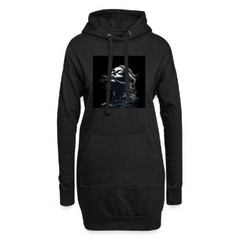 b/wfemme Fatal - Hoodie-Kleid - Schwarz - Vorne