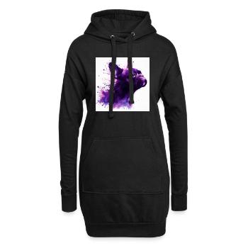 Amour d’intimidation - Sweat-shirt à capuche long Femme - noir - Devant