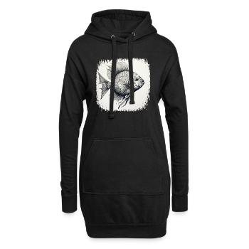 Bass Fishing Tshirts dictons Carolina Bday - Sweat-shirt à capuche long Femme - noir - Devant