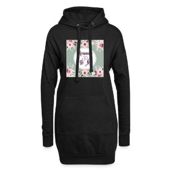 Mommy to be - Hoodie-Kleid - Schwarz - Vorne