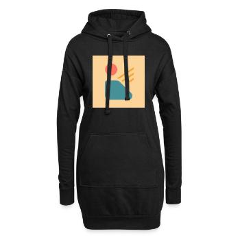 file 000000002cc0620a8d196ea3bb46e971 - Hoodie-Kleid - Schwarz - Vorne