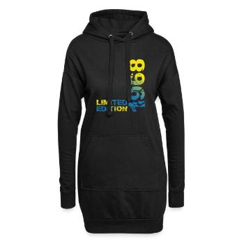 1968 édition limitée anniversaire cadeau femme mari - Sweat-shirt à capuche long Femme - noir - Devant
