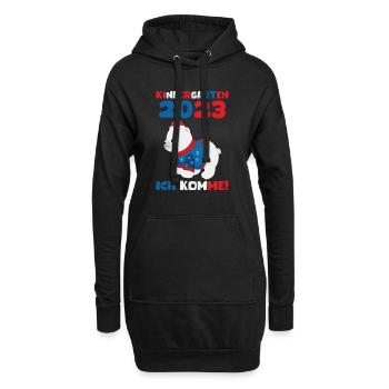 Kindergarten 2023 Ich Komme Jungen Kita Geschenk - Hoodie-Kleid - Schwarz - Vorne