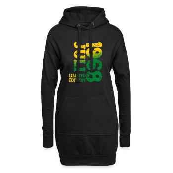 1968 Juli Limited Edition Geburtstag Geschenk - Hoodie-Kleid - Schwarz - Vorne