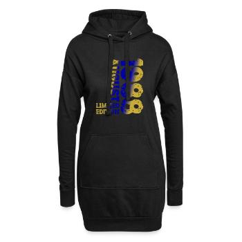 1988 August Limited Edition 35. Geburtstag Outfit - Hoodie-Kleid - Schwarz - Vorne