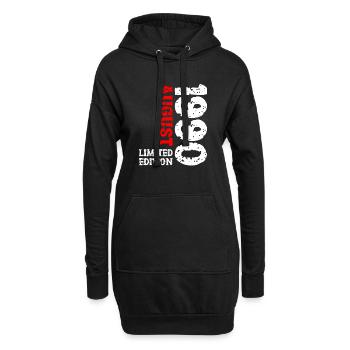 1990 Août Édition Limitée 33e Tenue d’anniversaire - Sweat-shirt à capuche long Femme - noir - Devant