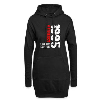 1995 August Limited Edition 28. Geburtstag Outfit - Hoodie-Kleid - Schwarz - Vorne