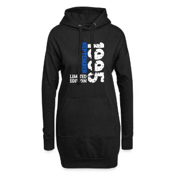 1995 Septembre Edition Limitée 28th Birthday Deco - Sweat-shirt à capuche long Femme - noir - Devant