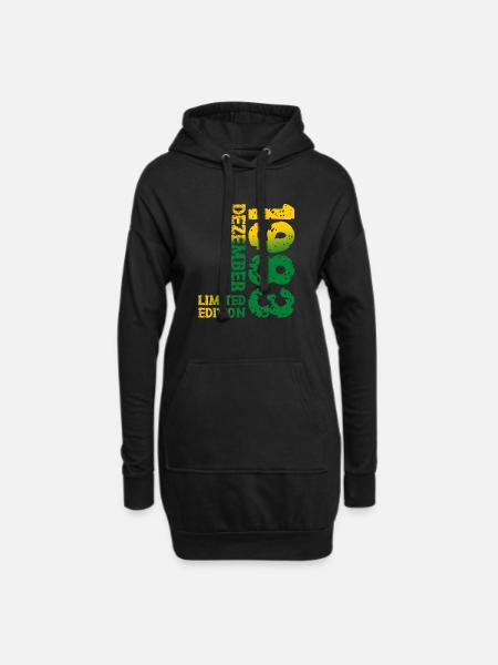 1983 Dicembre Edizione Limitata 40 ° Compleanno Decorazione - Hoodie-kjole - sort