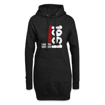 1961 Dezember Limited Edition 62. Geburtstag Deko - Hoodie-Kleid - Schwarz - Vorne