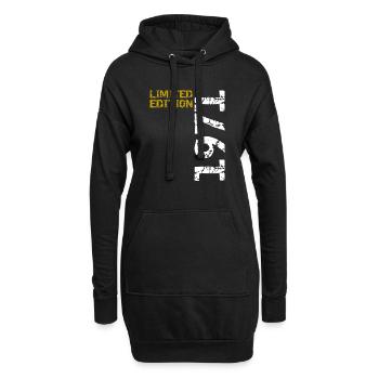 1971 édition limitée anniversaire cadeau femme mari - Sweat-shirt à capuche long Femme - noir - Devant
