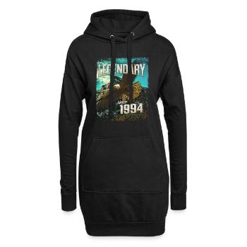Légendaire depuis 1994 - Sweat-shirt à capuche long Femme - noir - Devant