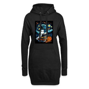 Cadeau d’Halloween Femmes Hommes Enfants Décoration - Sweat-shirt à capuche long Femme - noir - Devant