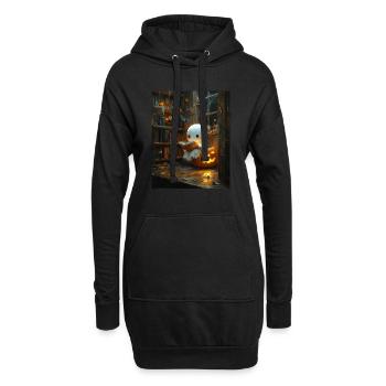 Cadeau d’Halloween Femmes Hommes Enfants Décoration - Sweat-shirt à capuche long Femme - noir - Devant