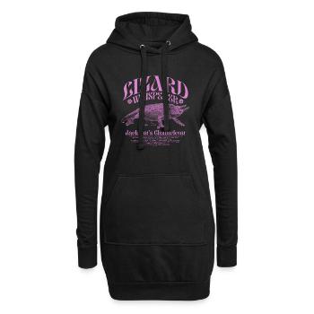 Jackson's Chamäleon Echsenflüsterer - Hoodie-Kleid - Schwarz - Vorne