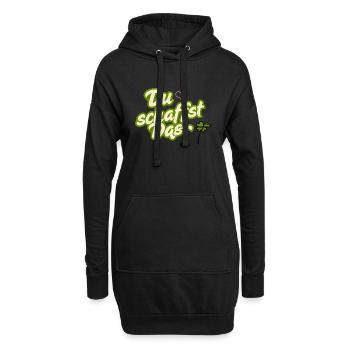 Du schaffst das - Hoodie-Kleid - Schwarz - Vorne