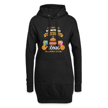 Basketball König Geburtstag Spieler Trainer Bball - Hoodie-Kleid - Schwarz - Vorne