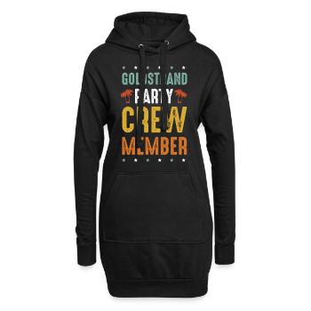 Équipe de fête Golden Sands - Sweat-shirt à capuche long Femme - noir - Devant