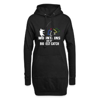 Bergfex Mountaineer Randonnée alpiniste en montagne - Sweat-shirt à capuche long Femme - noir - Devant