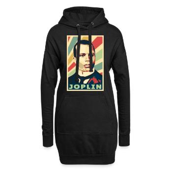 Scott Joplin Vintage Farben - Hoodie-Kleid - Schwarz - Vorne