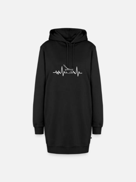 Bäckerei Bäcker Backen Brot - Hoodie-Kleid - Schwarz