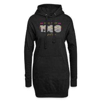 Birthday Cool depuis 1988 - Sweat-shirt à capuche long Femme - noir - Devant