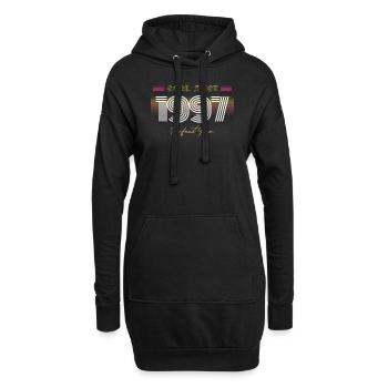 Birthday Cool depuis 1997 - Sweat-shirt à capuche long Femme - noir - Devant