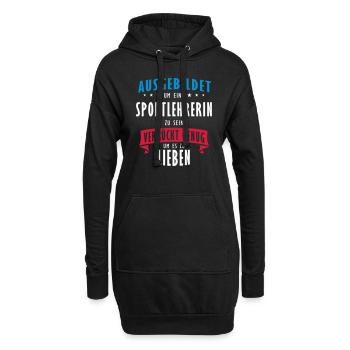 Sportlehrerin Beruf - Geschenk - Hoodie-Kleid - Schwarz - Vorne