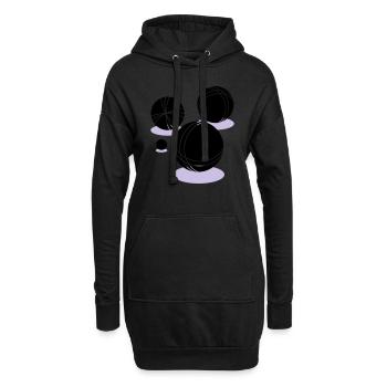 boule - Hoodie-Kleid - Schwarz - Vorne