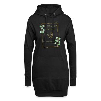 Annonce grossesse vous allez devenir grands parent - Sweat-shirt à capuche long Femme - noir - Devant