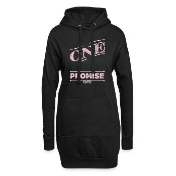 birthday present geek valentines day pet lover - Hoodie-Kleid - Schwarz - Vorne