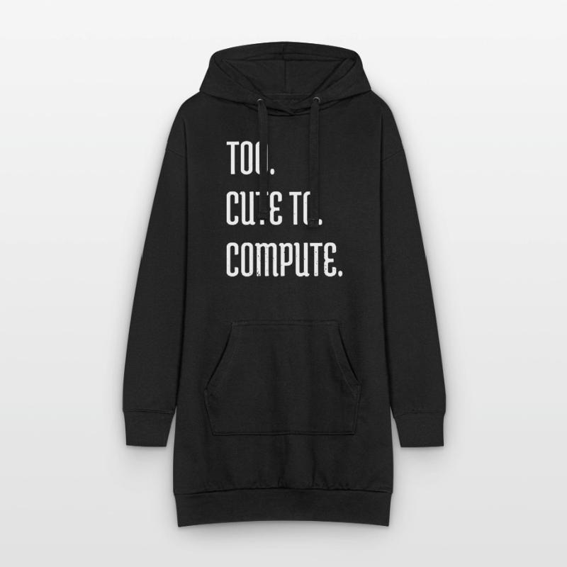 déclaration piratage codage piratage code Sweat-shirt à capuche long Femme