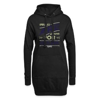 livre fan cadeau idée films livre gardien chemise animal - Sweat-shirt à capuche long Femme - noir - Devant