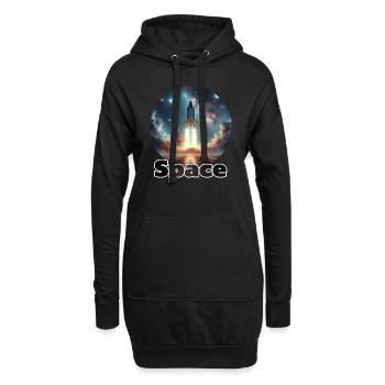 My Design - Hoodie-Kleid - Schwarz - Vorne