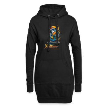 Oiseaux Amateurs Aviaire À Plumes Animaux Mignons Birdwatch - Sweat-shirt à capuche long Femme - noir - Devant