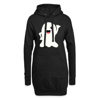 Fantôme 2 - Sweat-shirt à capuche long Femme - noir - Devant